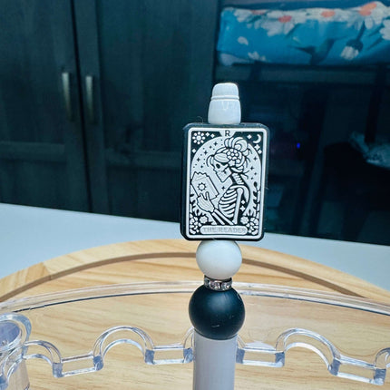 Custom Beaded Pens with BPA - Free Silicone Beads & Rhinestone Bling - Daisy Designs & Creations, LLC