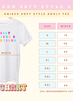 Daisy Smiley Drippy Face Tee | Soft Style, Comfortable, Multiple Sizes & Colors - Daisy Designs & Creations, LLC