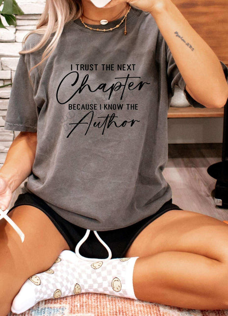 Embrace New Beginnings: 'I Trust the Next Chapter' Inspirational T-Shirt - Your Story, Your Style! 📖✨ - Daisy Designs & Creations, LLC