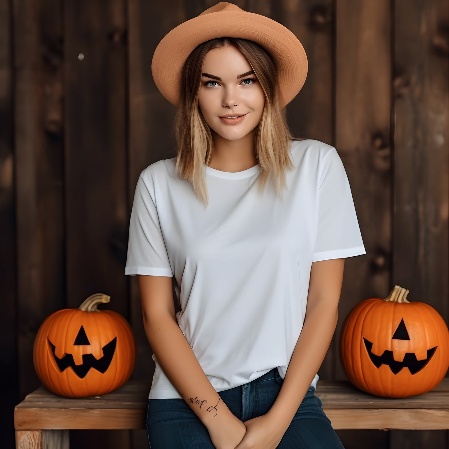 Spooky Bookshelf Shirt or Sweatshirt – Halloween Bookish Tee with Potions, Pumpkins & Cat, Cozy Witchcore Aesthetic - Daisy Designs & Creations, LLC