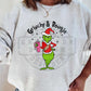 Grinchy & Bougie Crew Neck & Tee Christmas Collection Shirts & Tops 38 Daisy Designs & Creations LLC