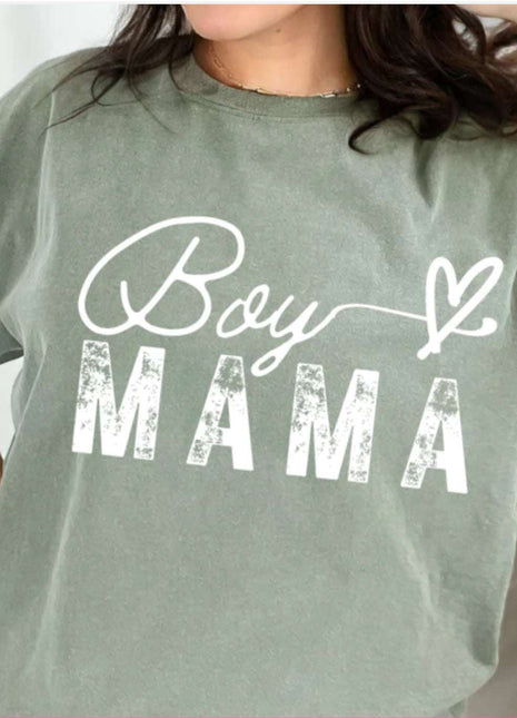 Boy Mama T-Shirt – Proud Motherhood Graphic Tee | Unisex Fit | Sizes S - 2XL - Daisy Designs & Creations, LLC