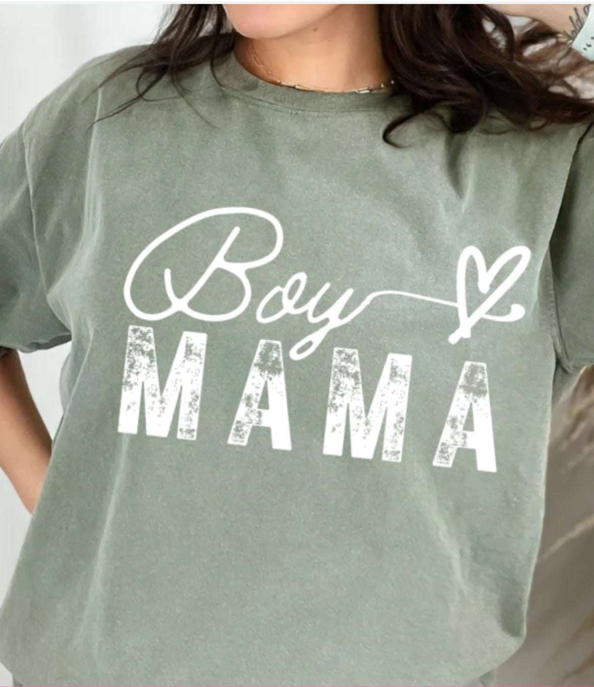 Heartfelt Style: 'Boy Mama' T-Shirt in Various Colors - Celebrate Motherhood Dress Your Story: Explore our Diverse T-shirt Collection - Humor, Inspiration, Professions, Retro, Boho, and Country Advocacy in Vibrant Colors, Sizes, and Styles T-Shirt 22 Daisy Designs & Creations LLC
