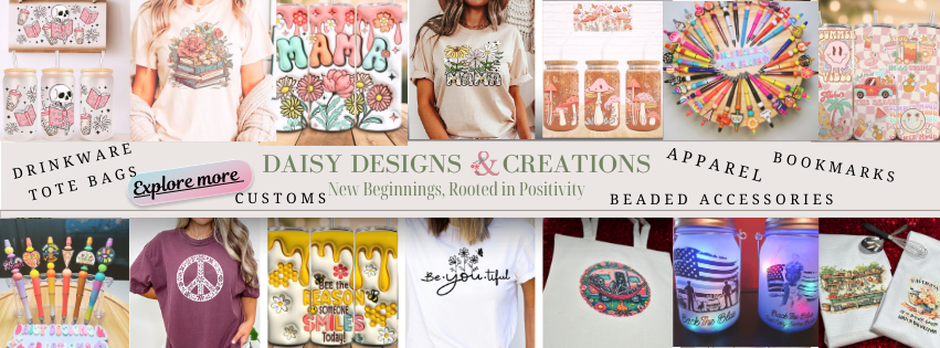 Daisy Designs & Creations – Custom T-Shirts, Tumblers, and Retro Acces ...