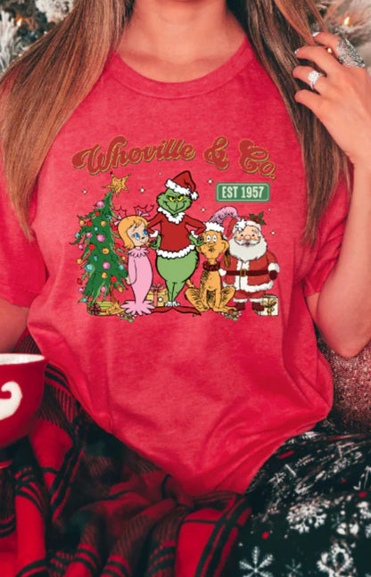 Mischief Jovial One T-Shirt – Festive Santa & Friends Holiday Tee