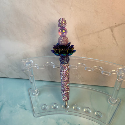 Mystic Glam Rhinestone Beaded Pens – Refillable Black Ink
