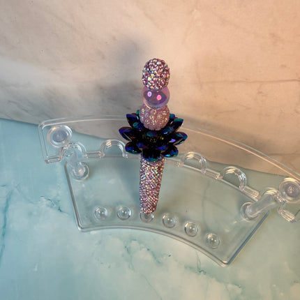 Mystic Glam Rhinestone Beaded Pens – Refillable Black Ink