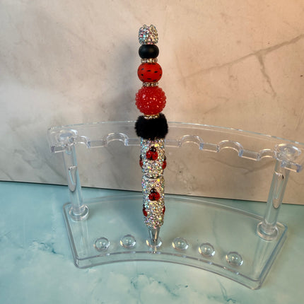 Mystic Glam Rhinestone Beaded Pens – Refillable Black Ink