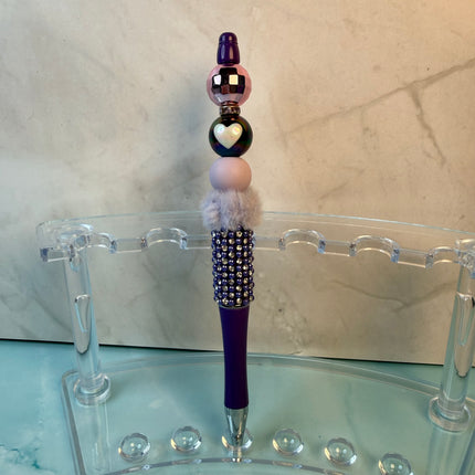 Mystic Glam Rhinestone Beaded Pens – Refillable Black Ink