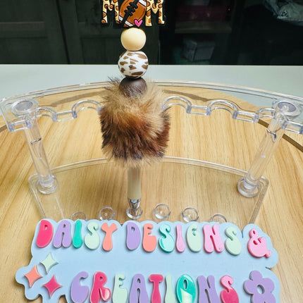 New Product Launch! Fuzzy Acrylic Beaded Pens Collection – BPA Free Beads & Vocals - Daisy Designs & Creations, LLC