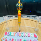 Retro Groovy Grown Through What you Go through/Yellow Ombre Barrel