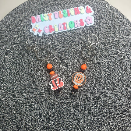 College & Pro Sports Beaded Keychains – Show Your Team Spirit! - Daisy Designs & Creations, LLC