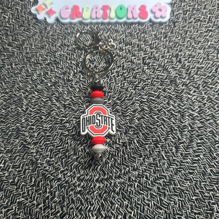College & Pro Sports Beaded Keychains – Show Your Team Spirit! - Daisy Designs & Creations, LLC