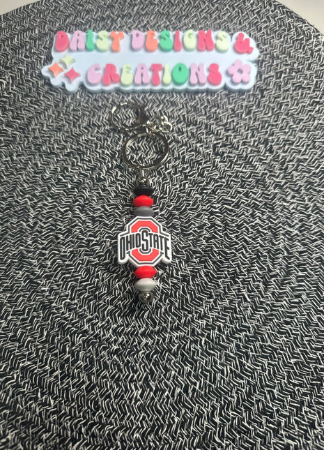 College & Pro Sports Beaded Keychains – Show Your Team Spirit! - Daisy Designs & Creations, LLC