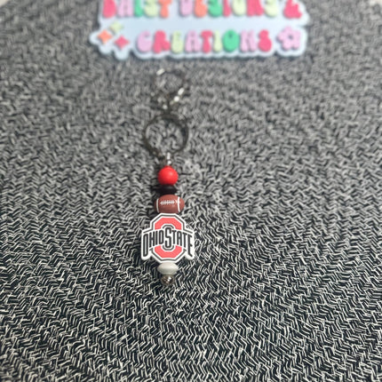 College & Pro Sports Beaded Keychains – Show Your Team Spirit! - Daisy Designs & Creations, LLC