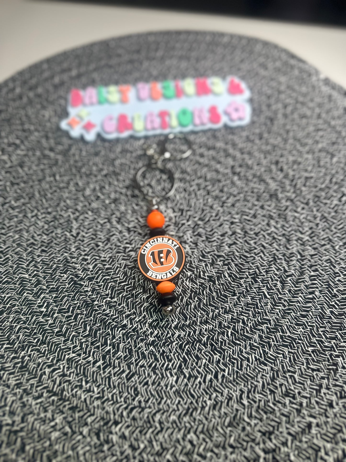 College & Pro Sports Beaded Keychains | UK, Alabama, OSU, & More