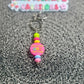 Positive Affirmation Beaded Keychains – Retro Groovy & Inspirational