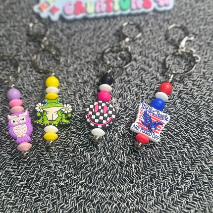 Beaded Silicone Keychains – Fun, Stylish & Durable - Daisy Designs & Creations, LLC