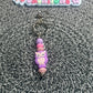 Leaping Frog, Purple Owl, Pink Smiley, & We the People Beaded Keychains | Stylish & Fun