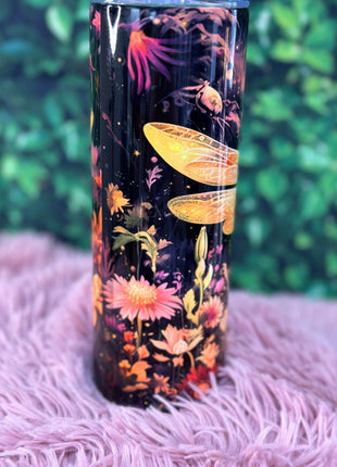 Illuminate Your Nights with Our Mystical Dragonfly 20 oz Tumbler - Daisy Designs & Creations, LLC