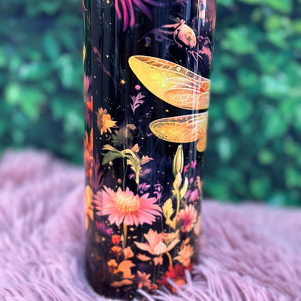 Illuminate Your Nights with Our Mystical Dragonfly 20 oz Tumbler - Daisy Designs & Creations, LLC