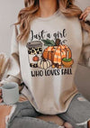 Just A Girl Who Loves Fall Crewneck 34 Daisy Designs & Creations LLC