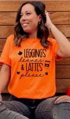Leggings & Lattes T-Shirt Halloween T-shirts 22 Daisy Designs & Creations LLC