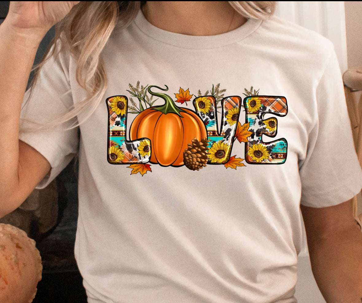 Love All Things Fall T-Shirt | Cozy & Stylish Autumn Apparel - Daisy Designs & Creations, LLC