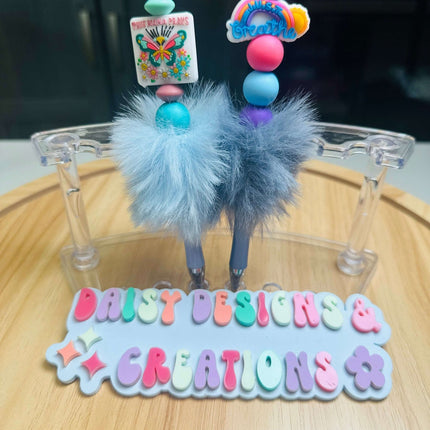 New Product Launch! Fuzzy Acrylic Beaded Pens Collection – BPA Free Beads & Vocals - Daisy Designs & Creations, LLC