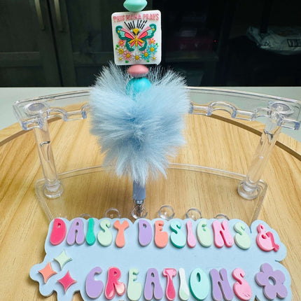 New Product Launch! Fuzzy Acrylic Beaded Pens Collection – BPA Free Beads & Vocals - Daisy Designs & Creations, LLC