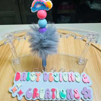 New Product Launch! Fuzzy Acrylic Beaded Pens Collection – BPA Free Beads & Vocals - Daisy Designs & Creations, LLC