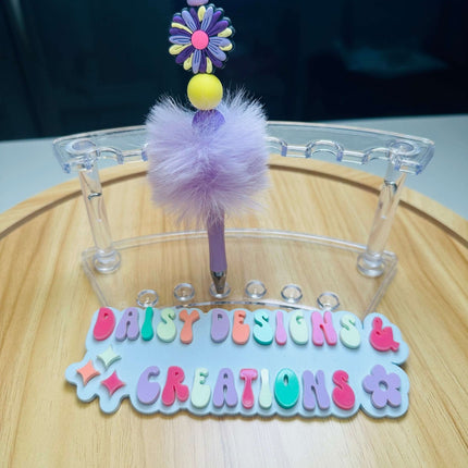 New Product Launch! Fuzzy Acrylic Beaded Pens Collection – BPA Free Beads & Vocals - Daisy Designs & Creations, LLC
