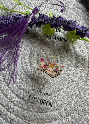 Acrylic 3D UV Bookmarks – Stylish & Durable for Book Lovers - Daisy Designs & Creations, LLC