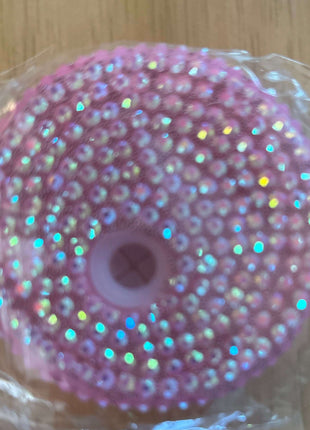 Rhinestone Bling Acrylic Lid 16oz Can Glass – Libbey Style Cup in Vibrant Colors | Sparkly Drinkware with Straw - Daisy Designs & Creations, LLC