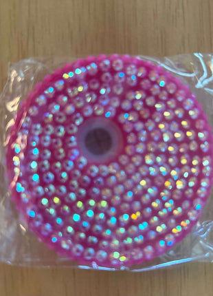 Rhinestone Bling Acrylic Lid 16oz Can Glass – Libbey Style Cup in Vibrant Colors | Sparkly Drinkware with Straw - Daisy Designs & Creations, LLC