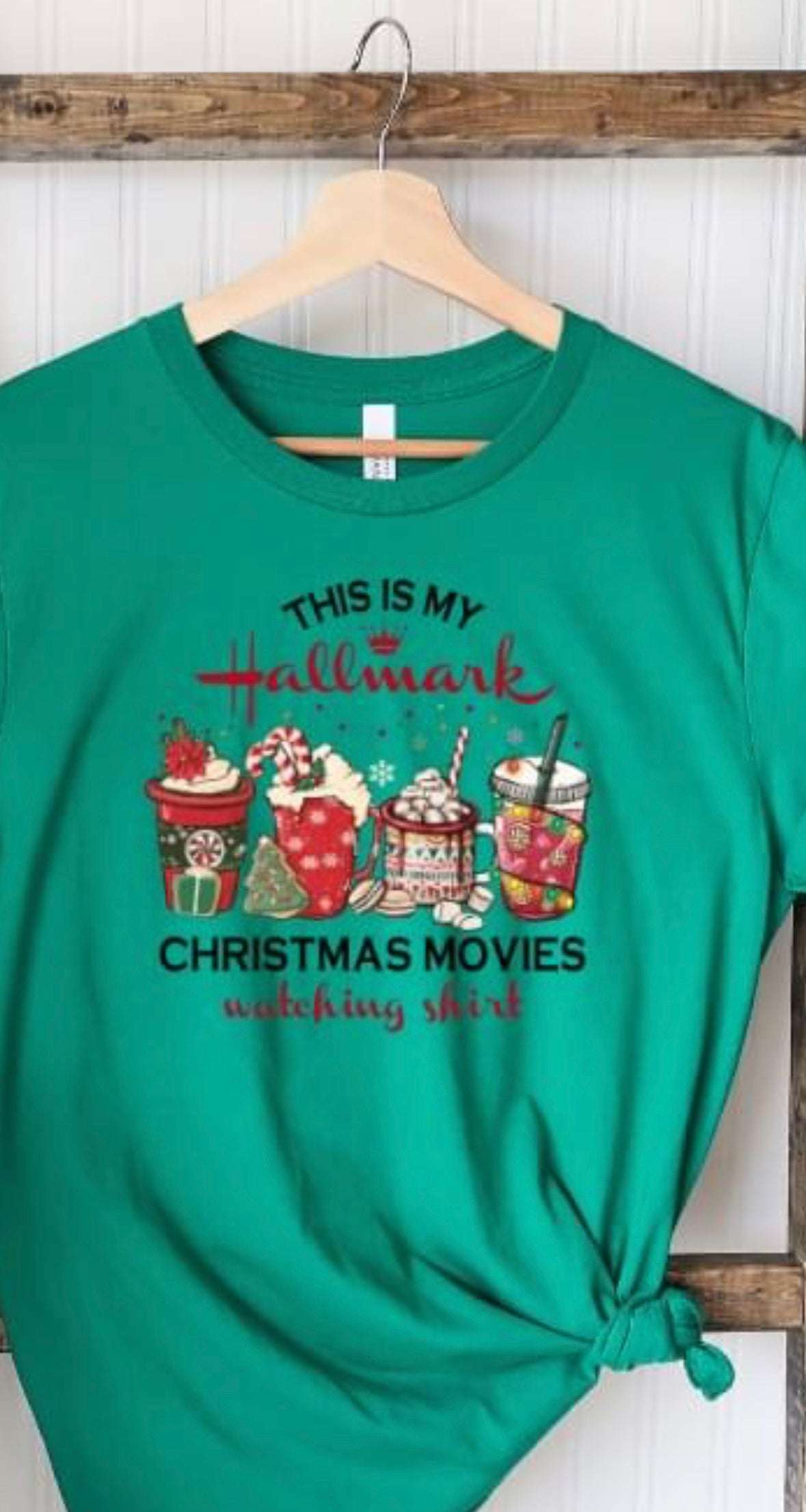 This is My Hallmark Christmas Movie Watching Shirt Shirts & Tops 24 Daisy Designs & Creations LLC