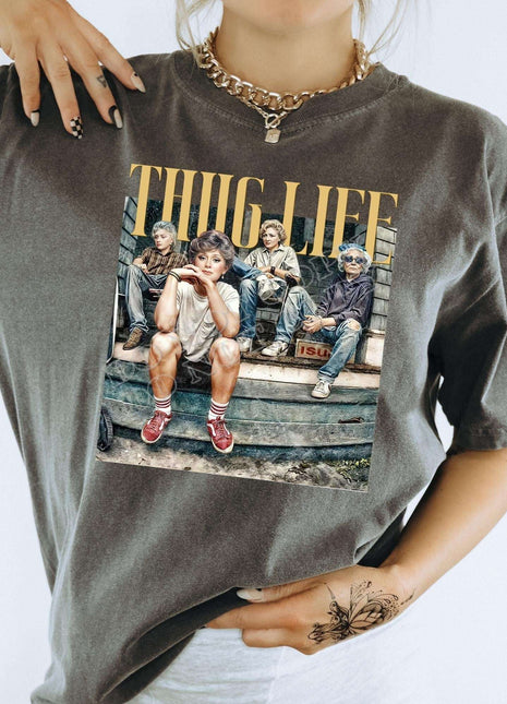 Thug Life Tee – Bold, Retro & Unapologetic - Daisy Designs & Creations, LLC