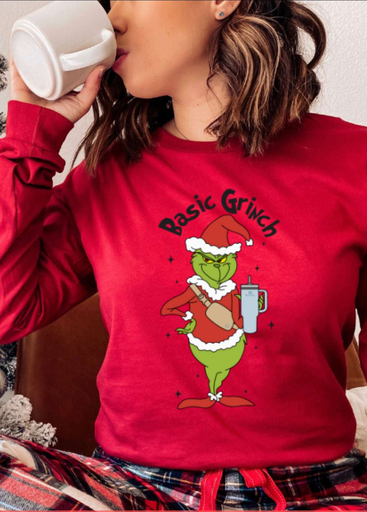 Traditional Basic Grinch T-Shirt/Long Sleeve Tee/Crewneck Christmas Collection 27 Daisy Designs & Creations LLC