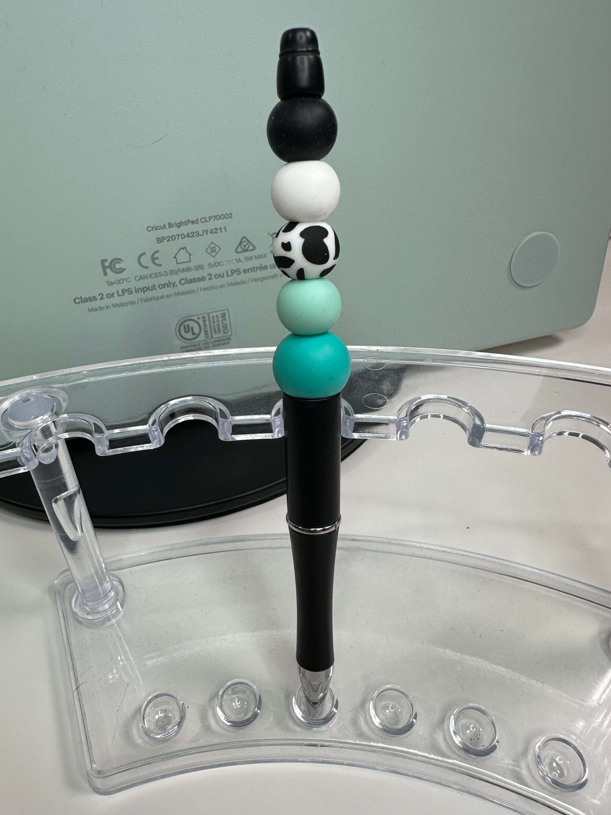 Unique Custom Made Beaded Pens with Black Ink - Variety Available, Includes Refill Beaded Pen collection Beaded Pens 6 Daisy Designs & Creations LLC