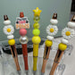 Unique Custom Made Beaded Pens with Black Ink - Variety Available, Includes Refill Beaded Pen collection Beaded Pens 6 Daisy Designs & Creations LLC