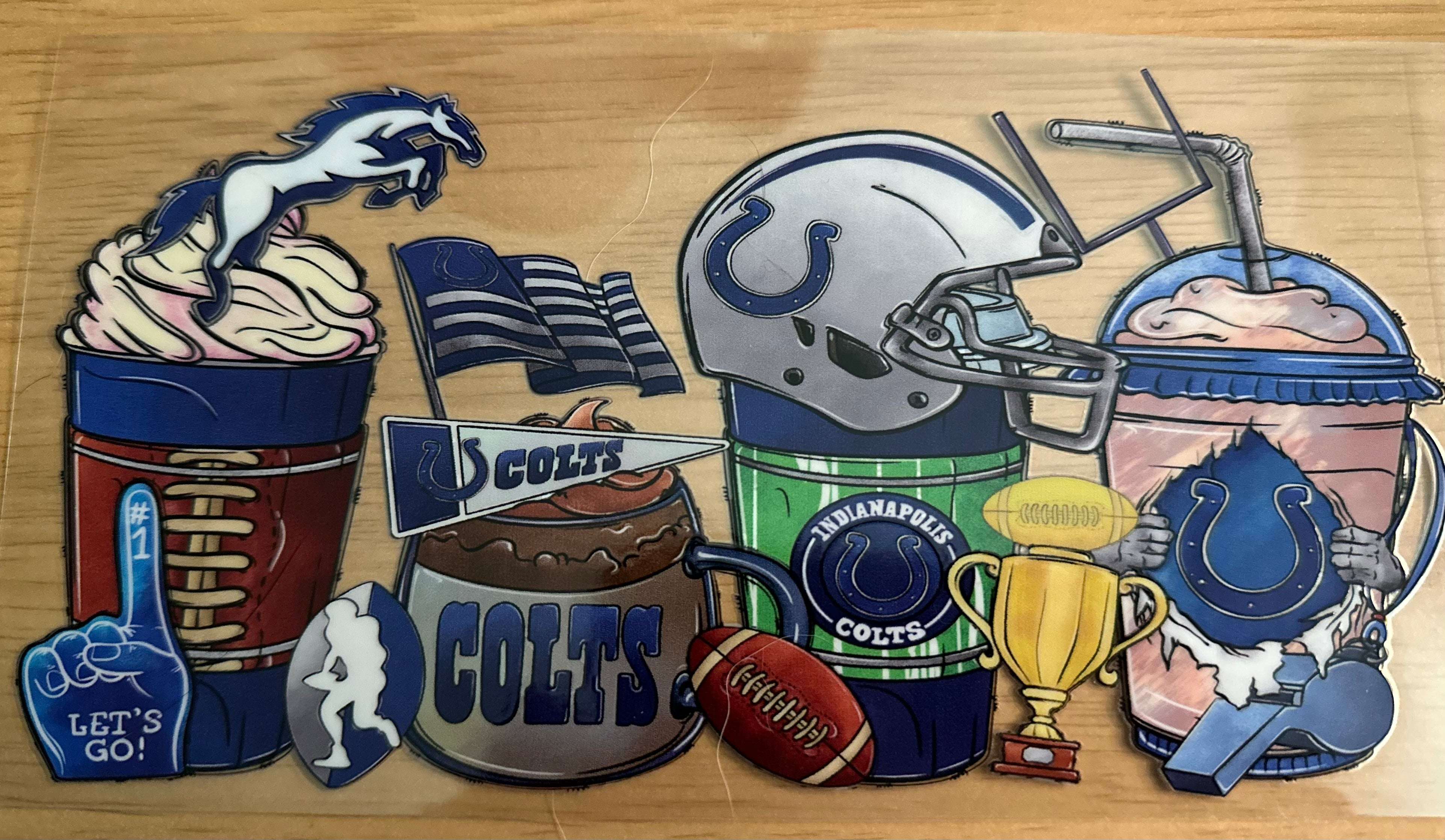 Your favorite Football League- 16oz Frosted Libbey Can Glass Tumblers, Mugs & Glasses 18 Daisy Designs & Creations LLC