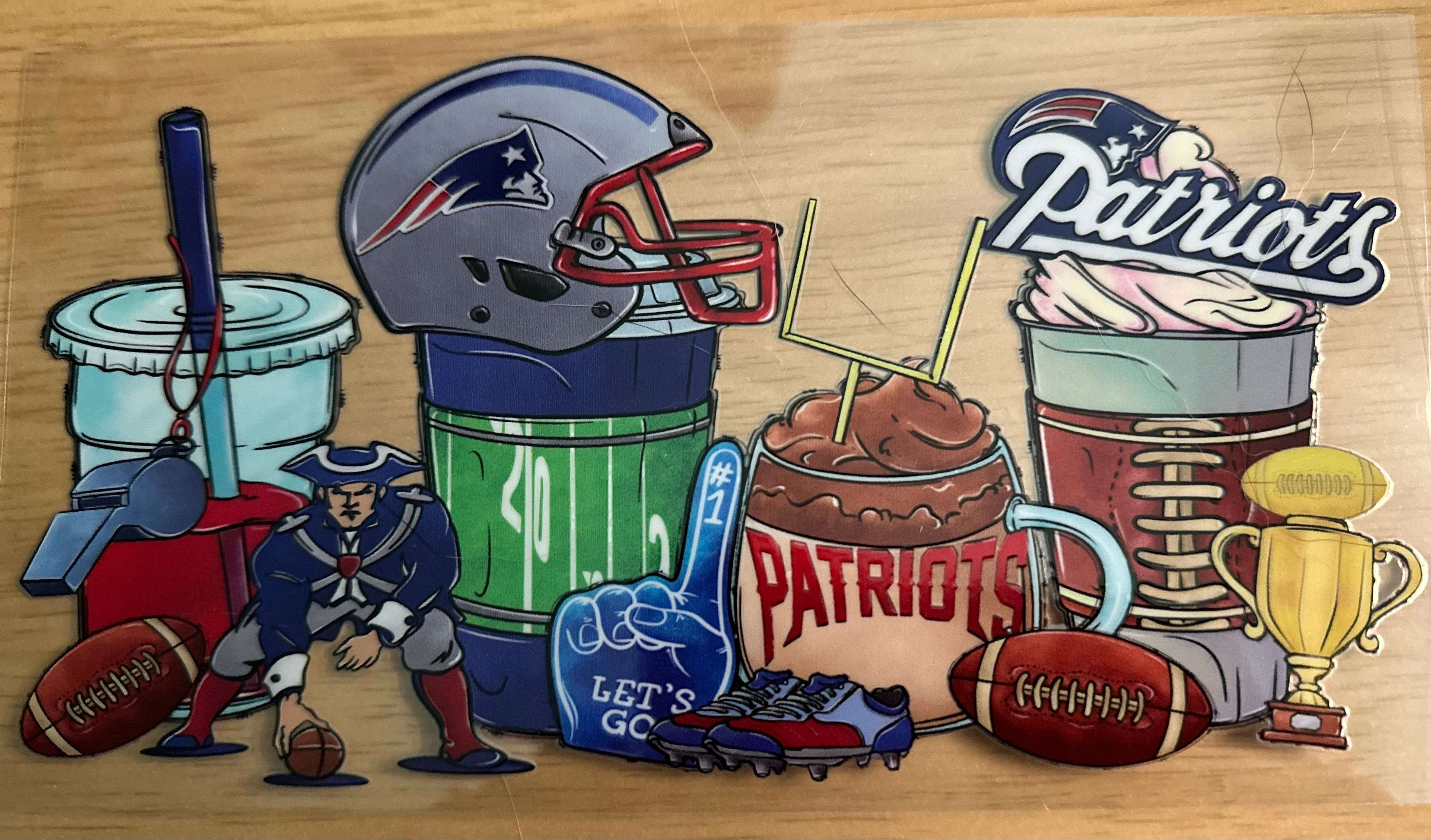 Your favorite Football League- 16oz Frosted Libbey Can Glass Tumblers, Mugs & Glasses 18 Daisy Designs & Creations LLC