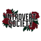 Introvert Society T-Shirt Design, Floral T-Shirt PNG, Introvert Gift, Socially Awkward Shirt, Sarcastic Tee, Funny Shirt, Rose T-Shirts - Daisy Designs & Creations, LLC
