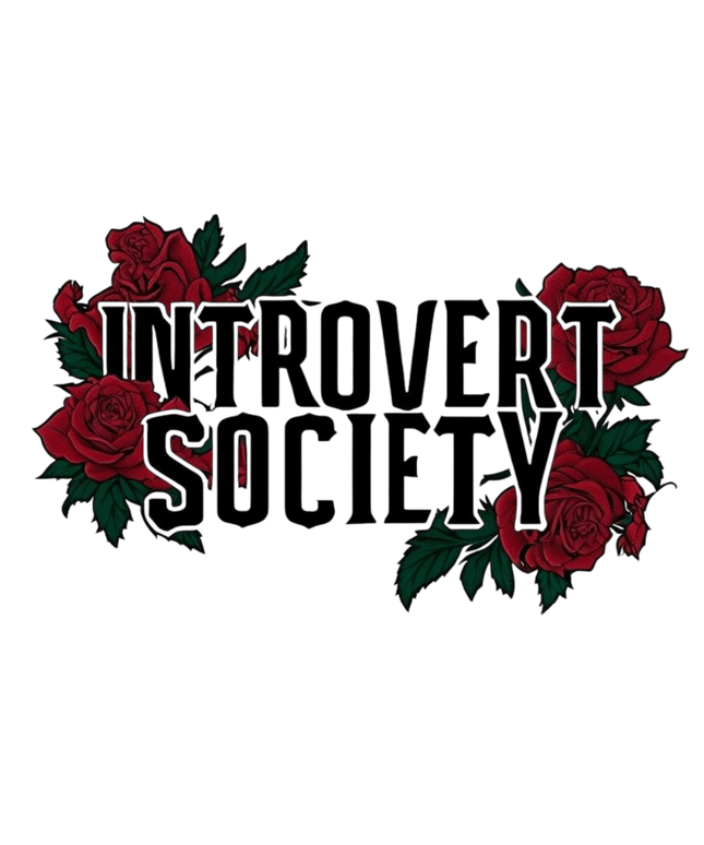 Introvert Society T-Shirt Design, Floral T-Shirt PNG, Introvert Gift, Socially Awkward Shirt, Sarcastic Tee, Funny Shirt, Rose T-Shirts - Daisy Designs & Creations, LLC