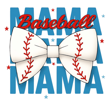 Baseball Mama T-Shirts PNG, Sports Mom T-Shirts, Baseball Bow, Digital Download, T-Shirts Design, Gift for Baseball Lover - Daisy Designs & Creations, LLC