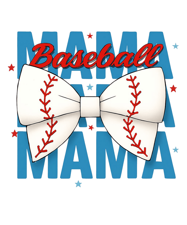 Baseball Mama T-Shirt Design PNG, Bow Baseball, Sports Mom Shirt, Trendy Mama Shirt, Baseball Lover T-Shirts, Digital Download - Daisy Designs & Creations, LLC