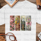 Floral Garden T-Shirts Design, Flower Basket T Shirt, Shovel Art T-Shirt, Butterfly Bow Tee, Gardening Apparel, PNG Digital Download - Daisy Designs & Creations, LLC